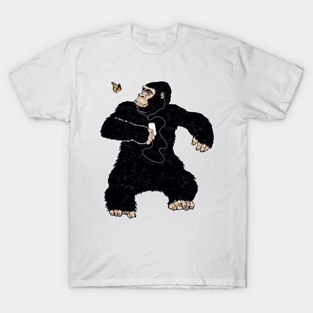 Dancing Gorilla T-Shirt by jaytee